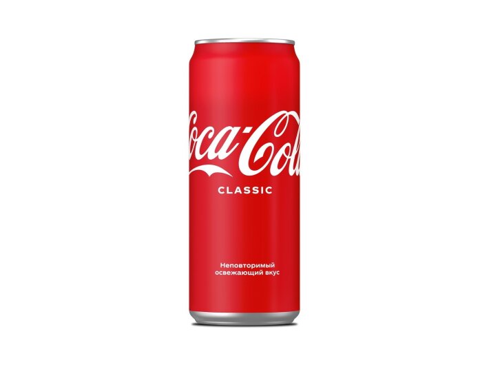 Напиток газированный «Coca-Cola» ж/б