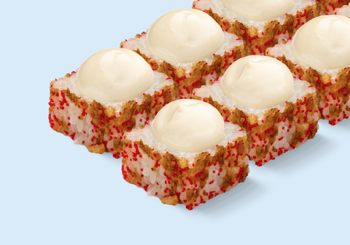 Ролл «Креветка с масаго»