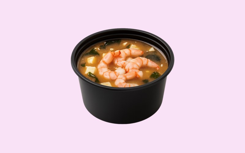 Мисо суп с креветкой и тофу