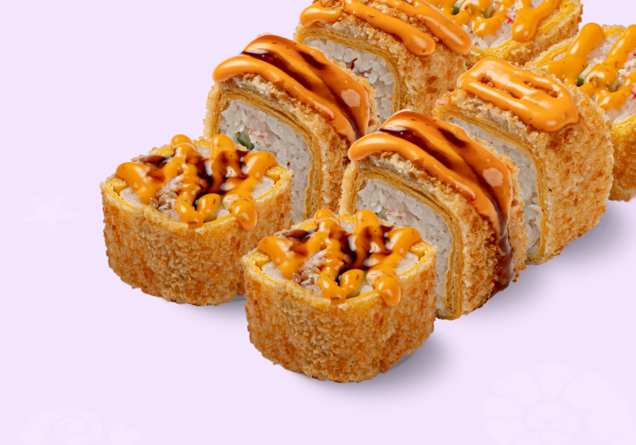 Ролл «Краб темпура»