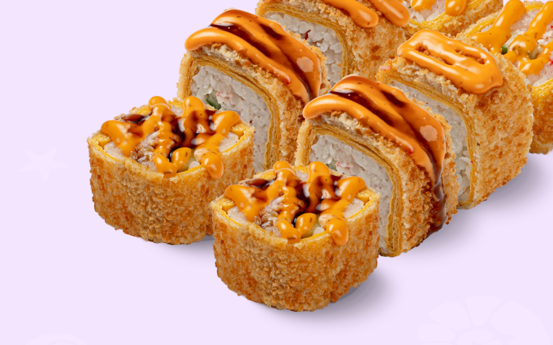 Ролл «Краб темпура»