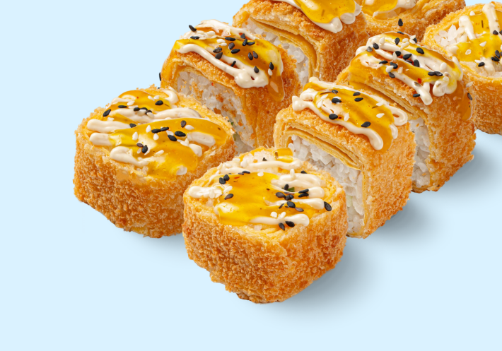 Ролл «Тортилья с курицей чили-ананас»