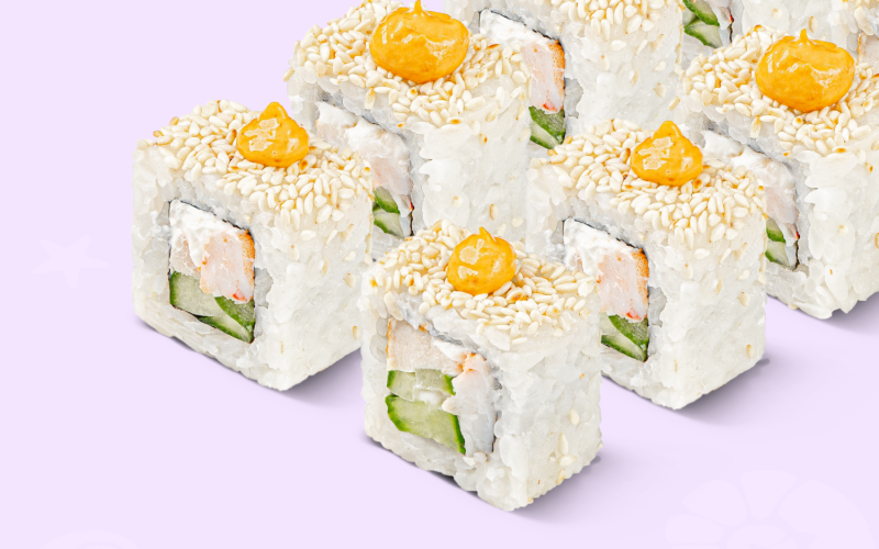 Ролл «Том ям с креветкой»