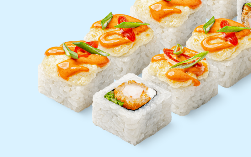 Ролл запечённый «Эби спайс»