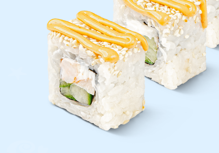 Ролл «Креветка 1000 островов»