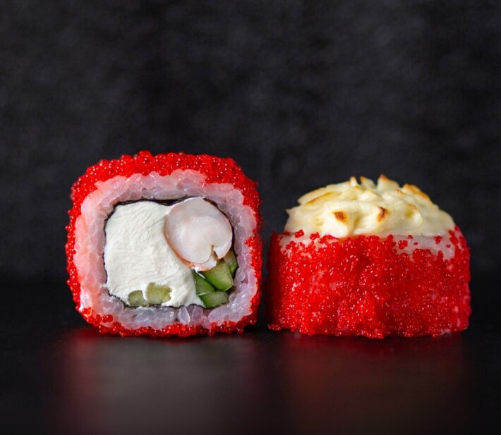 Креветка (соус на выбор)