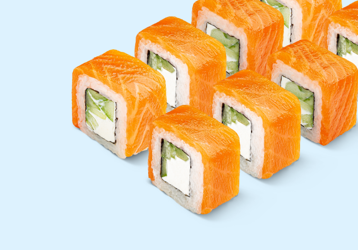 Ролл «Филадельфия с огурцом»