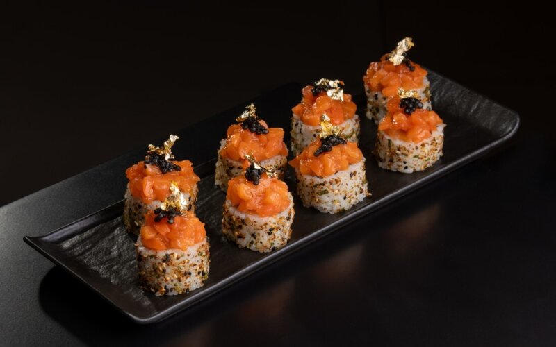 Тартар с лососем