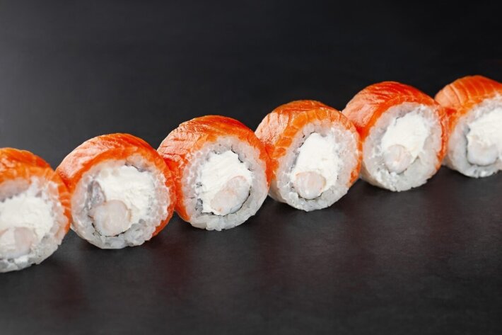 Филадельфия с королевской креветкой