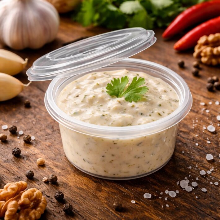 Соус «Чесночный» собственного приготовления