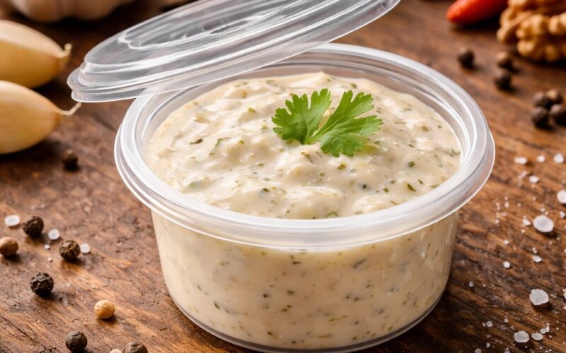 Соус «Чесночный» собственного приготовления