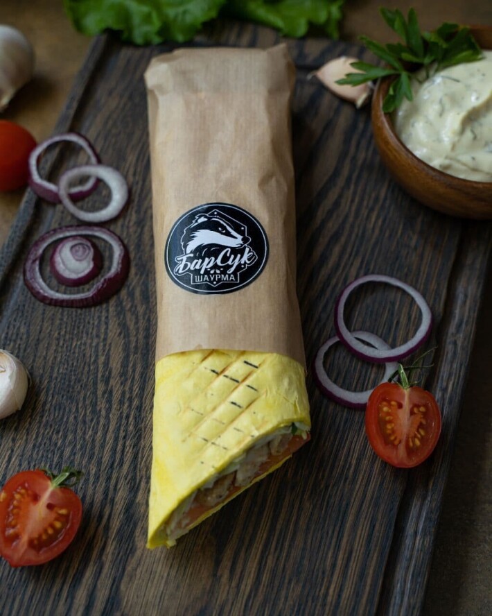 Шаурма  «Крем-чиз терияки»