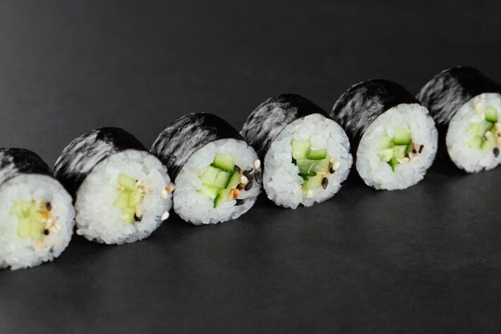 Мини ролл с огурцом, 120 г.