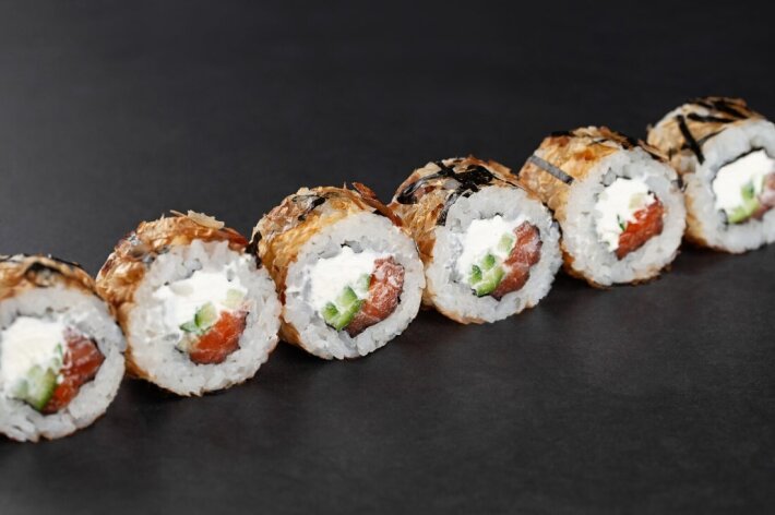 Бонито с лососем