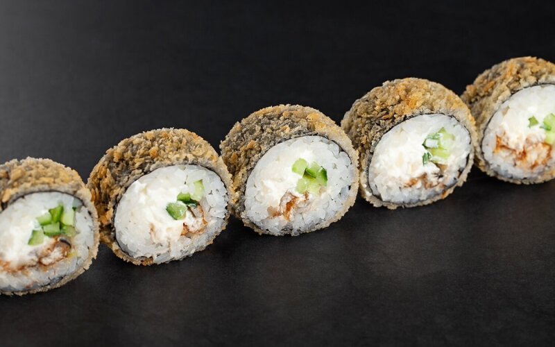 Угорь в темпуре