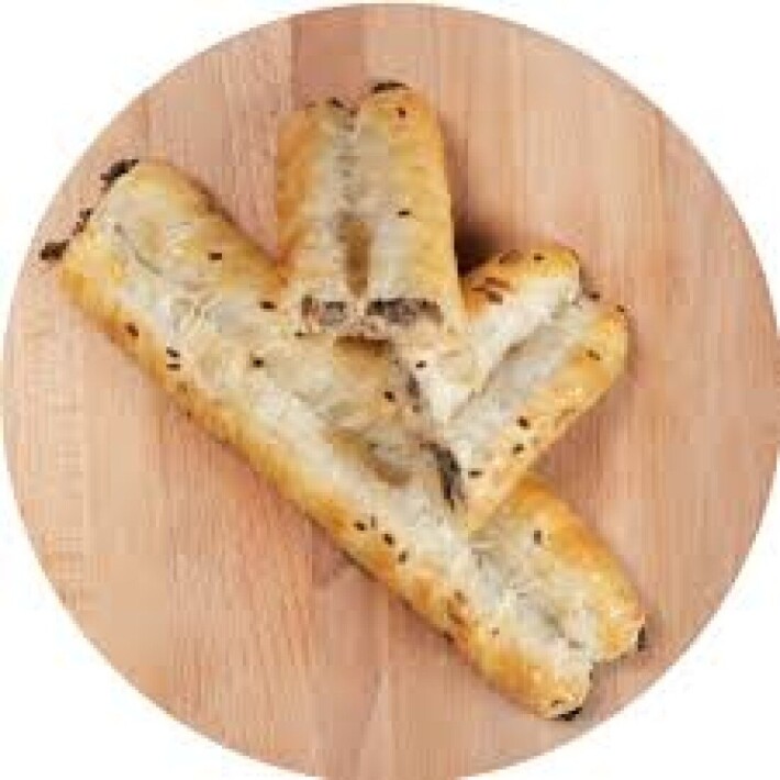 Роллини из теста фило с грибами