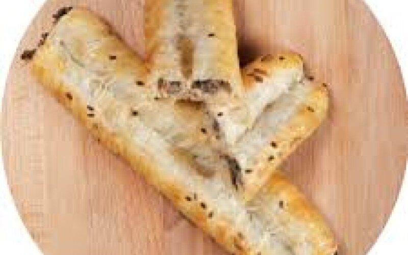 Роллини из теста фило с грибами