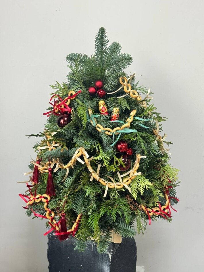 Елка в русском стиле