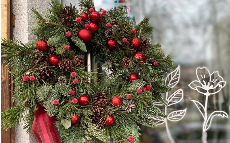 Рождественский венок №1