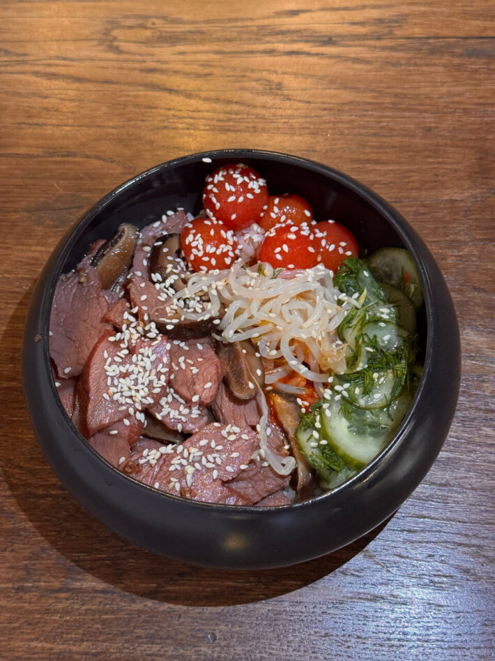 Донбури с говядиной