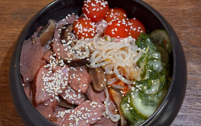 Донбури с говядиной