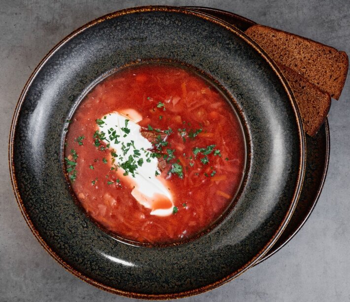 Борщ с мясом