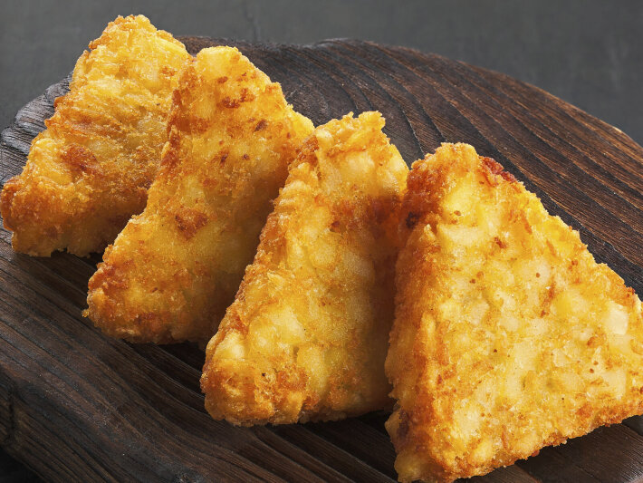 Оладьи картофельные со сметаной