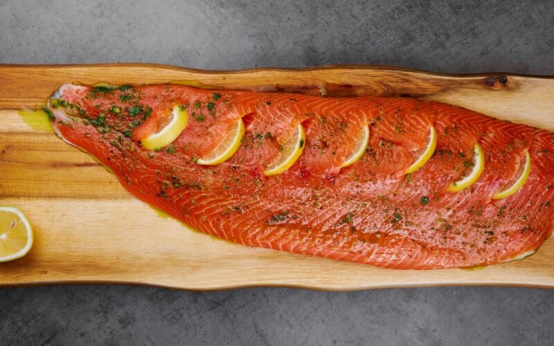 Филе королевской форели в маринаде для запекания