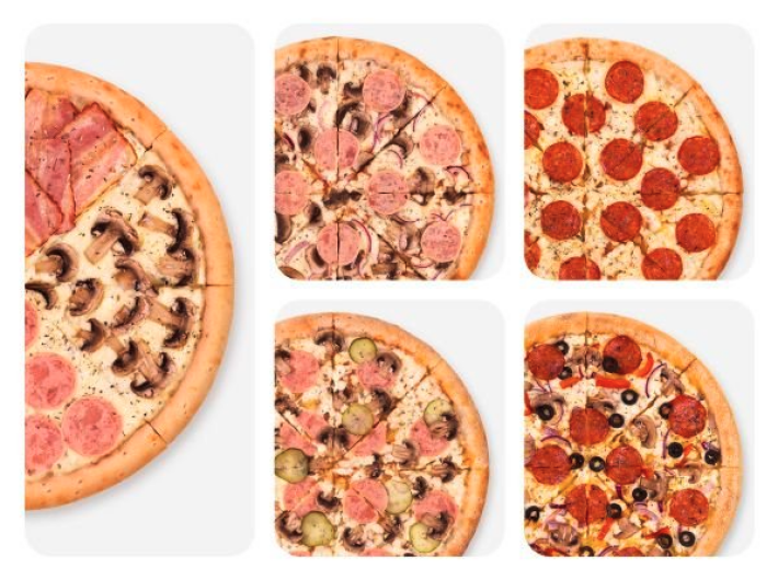 Пять пицц