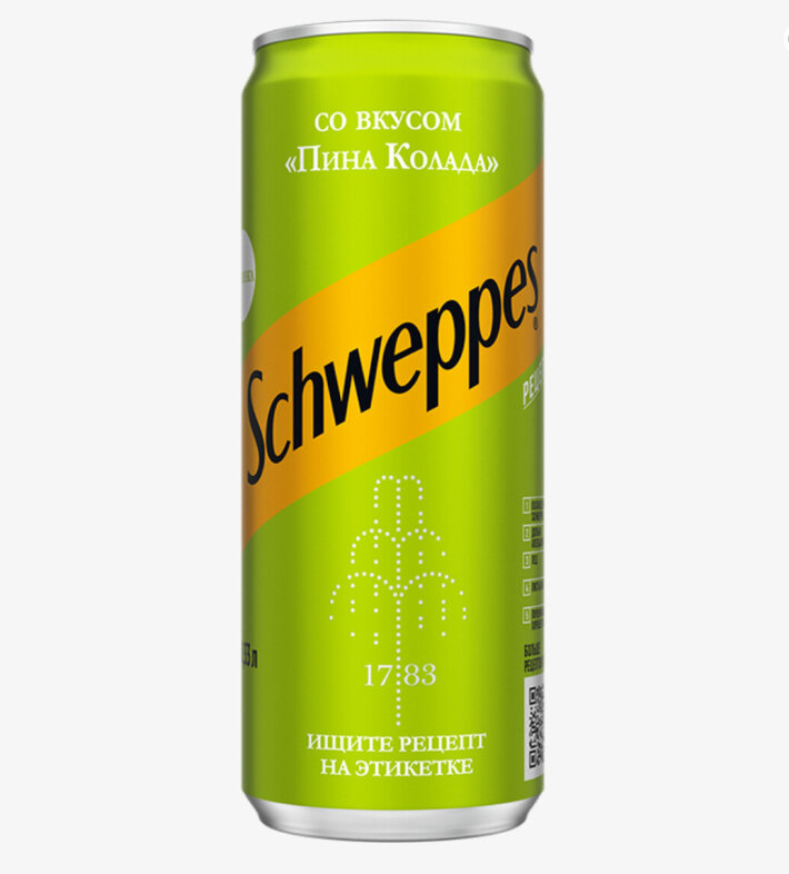 Schweppes Пина колада ж/б