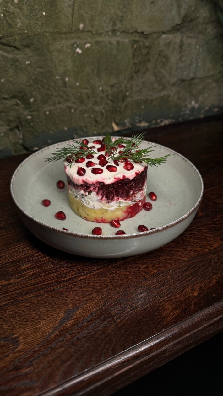 Свекольный салат с гранатом