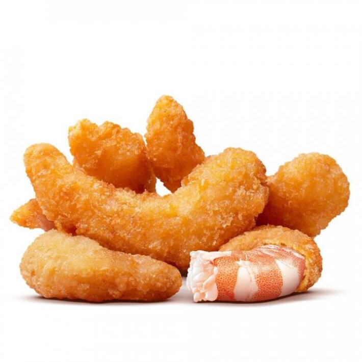 Креветки в кляре