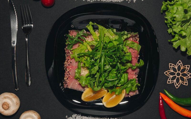 Корпаччо из тунца