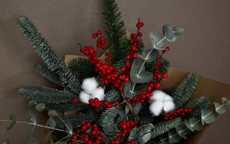 Букет «Зимние ноты»