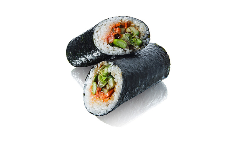 Суширрито с лососем