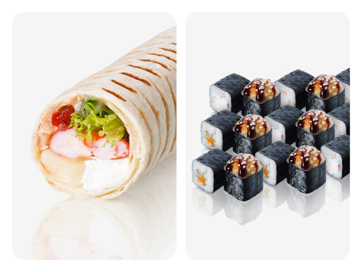 Комбо Донер с креветками и Капибокс