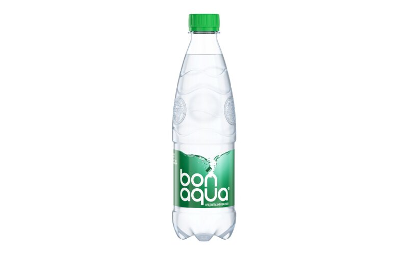 Вода «BonAqua» среднегазированная