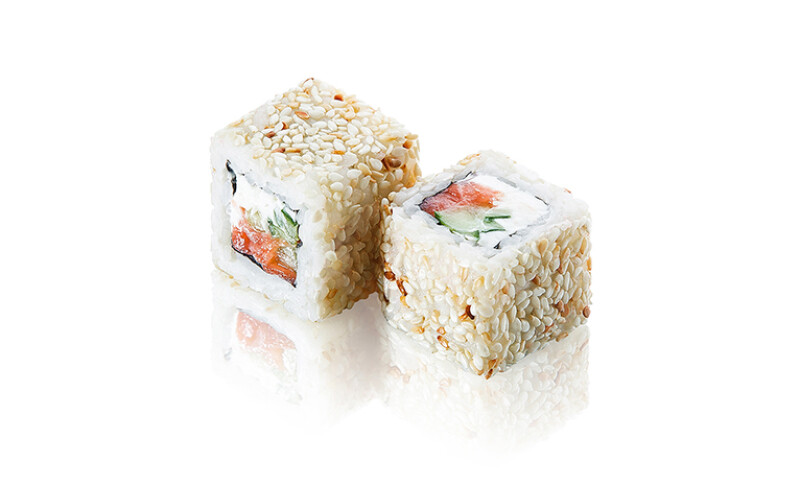 Ролл Филадельфия в кунжуте