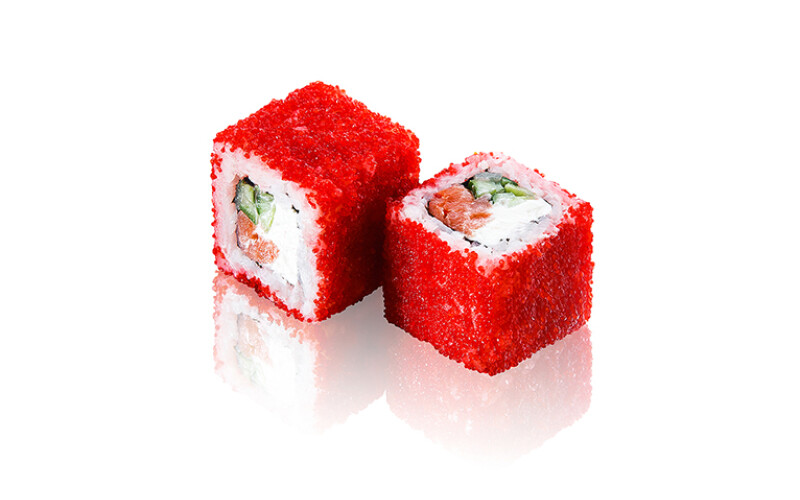 Ролл Калифорния с лососем