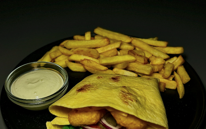 Врап с курицей