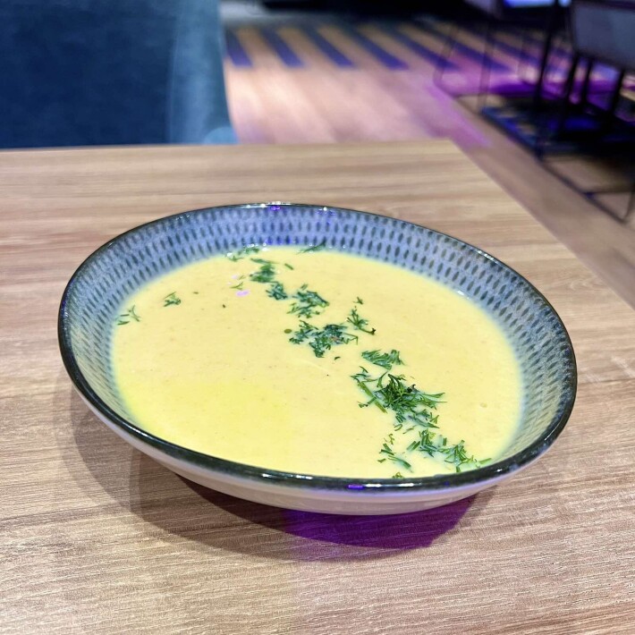 Овощной суп-пюре с корнем сельдерея