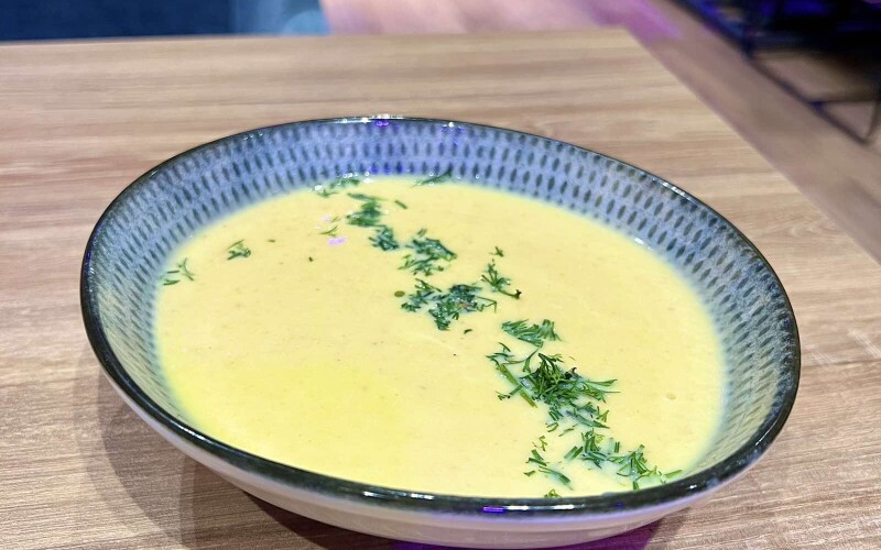 Овощной суп-пюре с корнем сельдерея