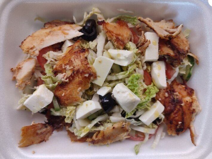Салат с курицей