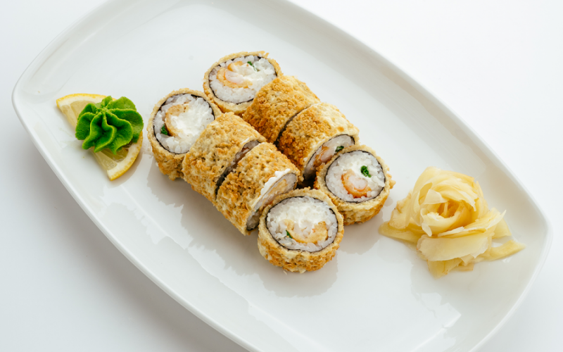 Темпура с лососем