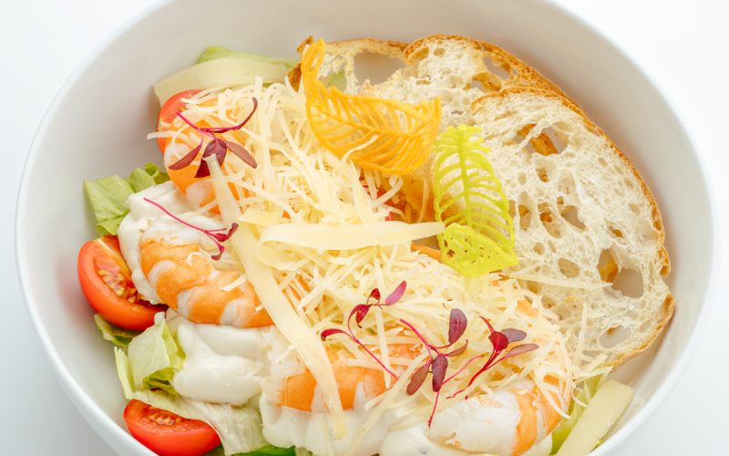 Цезарь с креветками