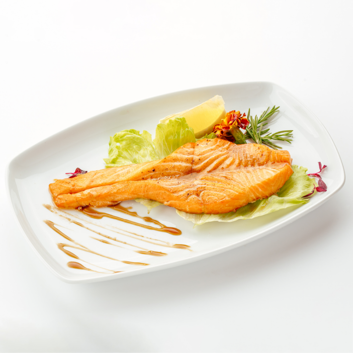 Стейк из лосося