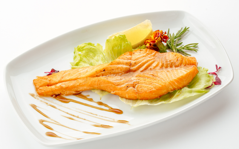 Стейк из лосося