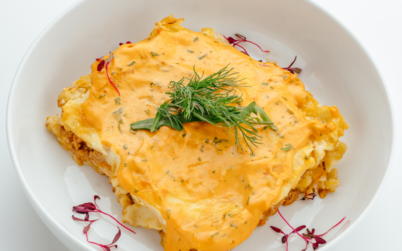 Лазанья с мясным фаршем