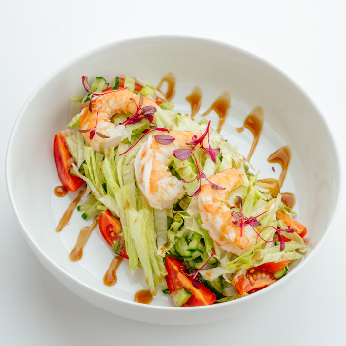 Салат с морепродуктами