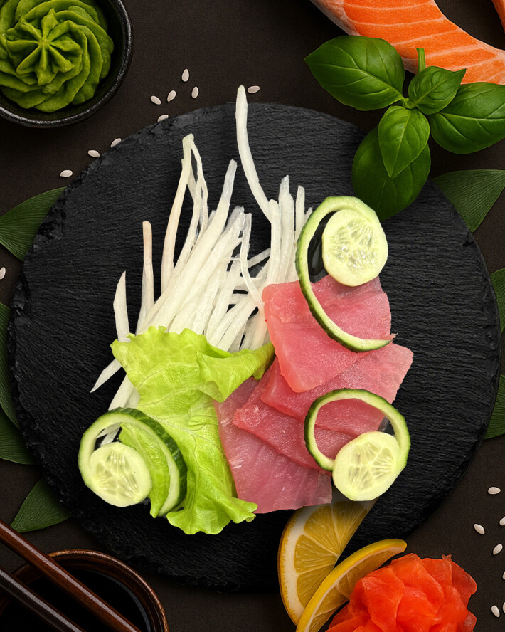 Сашими с тунцом